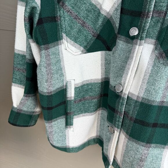 Zara wool blend plaid shacket - Picture 5 of 6